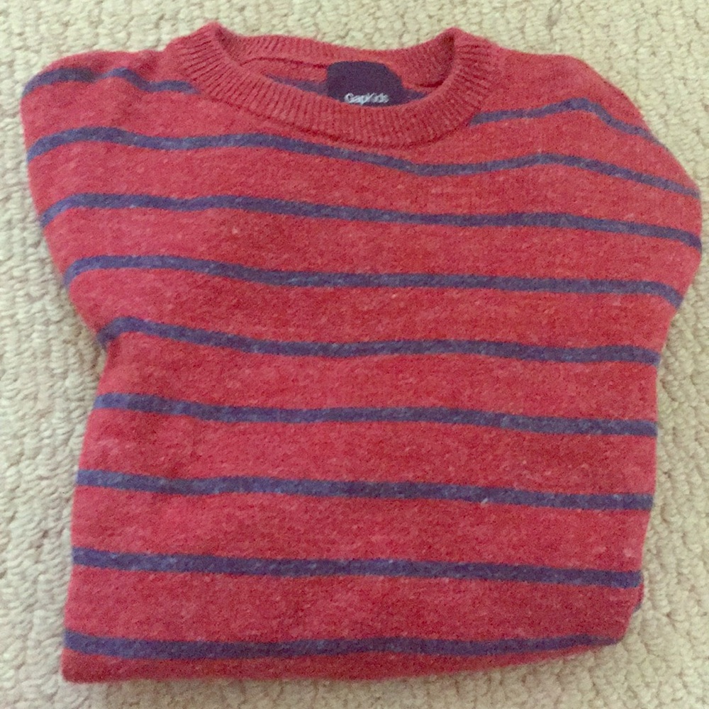 Gap striped (red and blue) sweatshirt